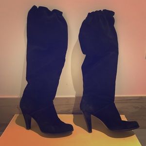 Black Knee-High Boots